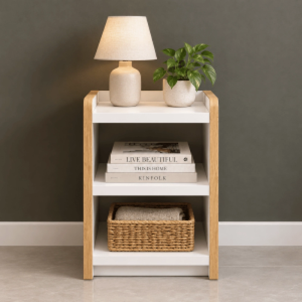 Filing Cabinet FC-01001 | Lemari Samping | Rak Serbaguna | Uk 25x25x40 cm
