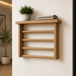 Rak Dinding GNT-02001 | Rak Gantung Dekorasi | Rak Hias Dinding | P60xL40xT30 cm